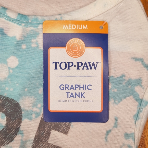 🐾NEW Top Paw Surf Local Dog Tank M - Picture 3 of 3